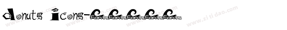 Donuts Icons字体转换